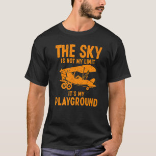 Cute Pilot För manar Women Aviation Pilot Flygplan T Shirt