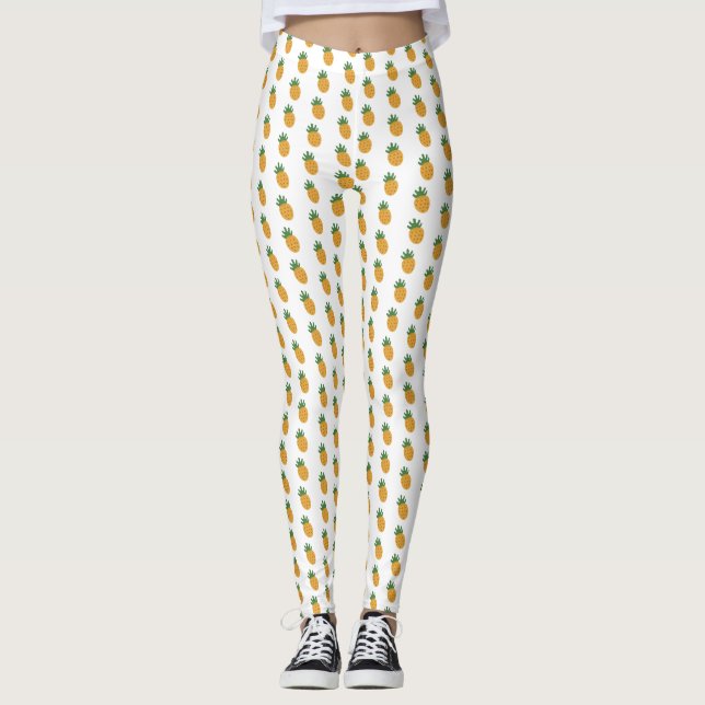 Cute Pineapple Mönster | Modern fertilitet IVF Leggings (Framsida)