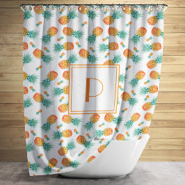 Cute Pineapple Mönster Monogram