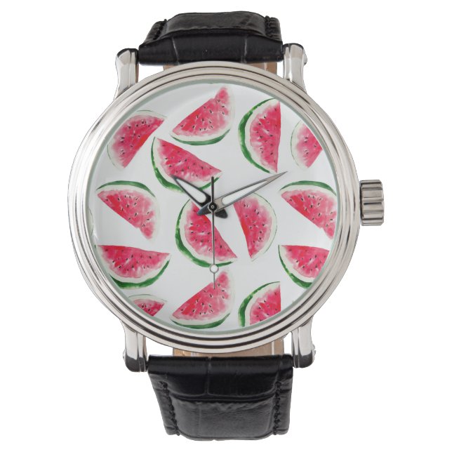 Cute Pineapple och Watermelon Mönster Armbandsur (Framsida)