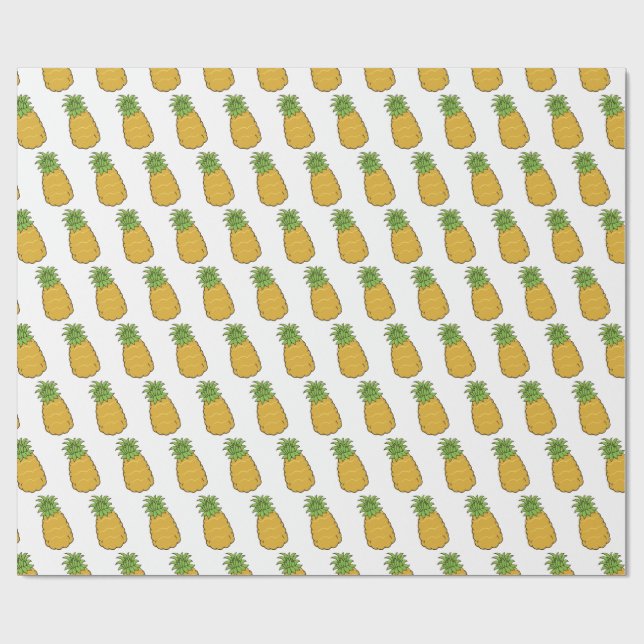 Cute Pineapple Presentpapper (Platt)