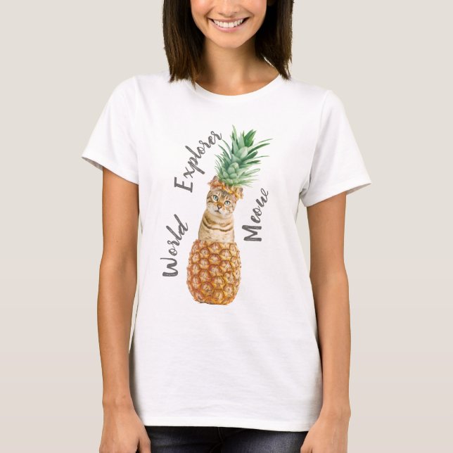 Cute Pineapple T-shirt (Framsida)
