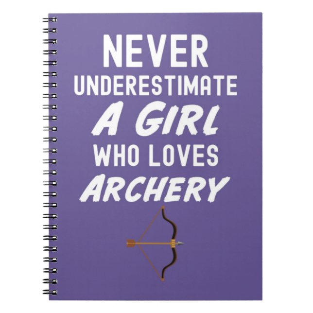Cute Pink Archery Gifts For Baby Girls Kids Archer Anteckningsbok (Framsidan)