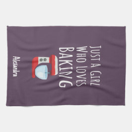 Cute Pink Baking Gifts For Baby Girls Kids Baker Kökshandduk