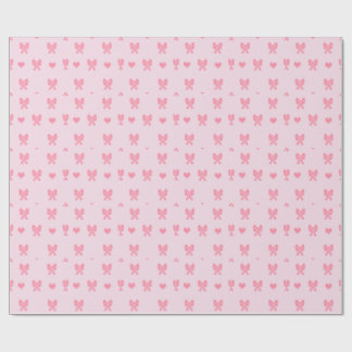  Cute Pink Bows and Hearts Coque Presentpapper