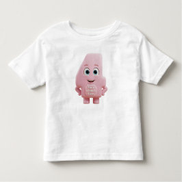 Cute Pink Cartoon Number 4 | "Four Stands Firm" T Shirt