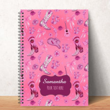 Cute pink Coquette country girl aesthetic pattern