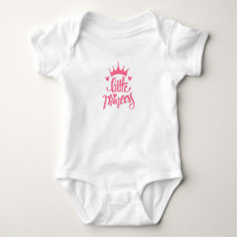 Cute Pink Crown Little Princess Baby T-Shirt