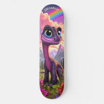 Cute Pink Dinosaur Children Fantasy Art