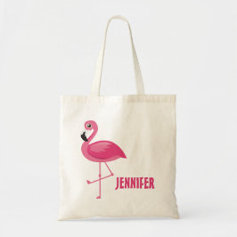 Cute pink flamingo tygkasse