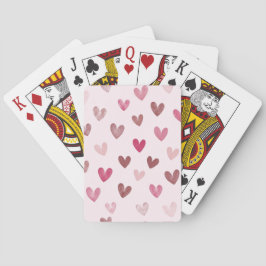 Cute Pink Heart Pattern – Romantic &Stylish Design Casinokort