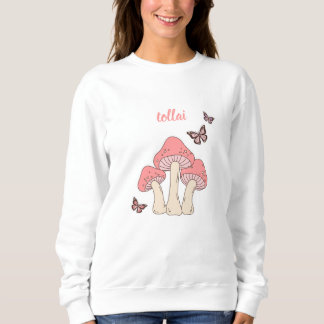 Cute Pink Mushroom Sweater T Shirt