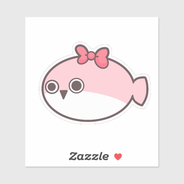 Cute Pink Sakabambaspis Klistermärken (Ark)