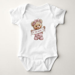 CUTE PINK VALENTINES DAY TEDDY BEAR T SHIRT