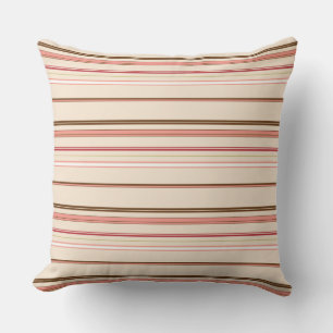Cute Pinky-brun rand Kudde