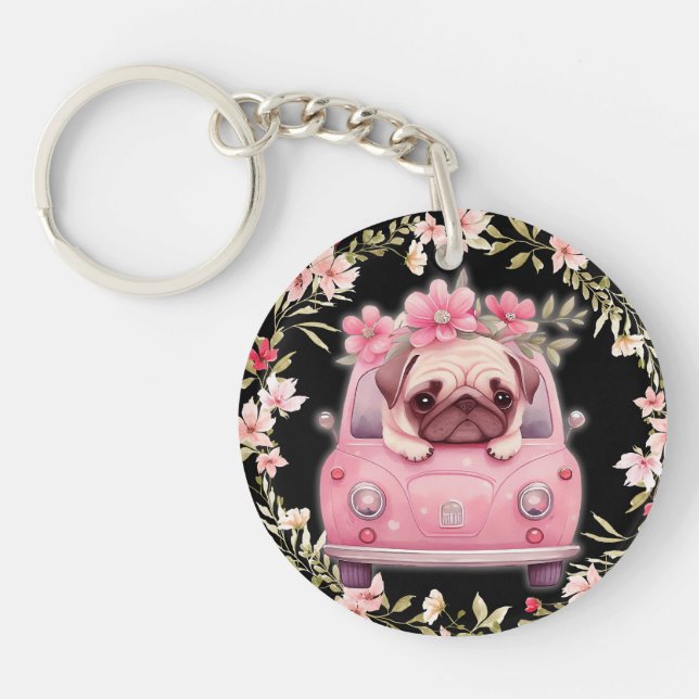 Cute Pinky puppy acrylic (Framsidan)