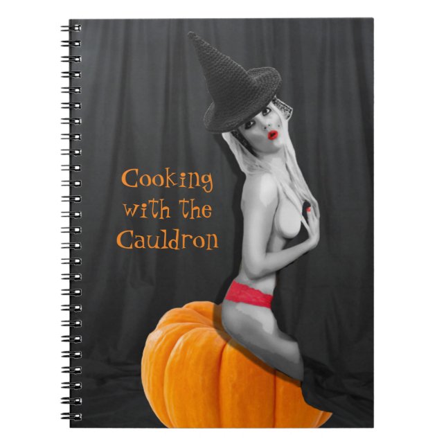 Cute Pinup Recept Bok Cooking Notes Anteckningsbok (Framsidan)
