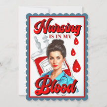 Cute Pinup_ Sjuksköterska i blodet