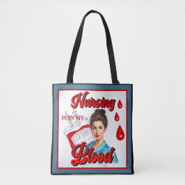 Cute Pinup_ Sjuksköterska i blodet Tygkasse