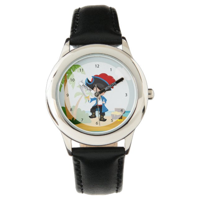 Cute Pirat Armbandsur (Framsida)