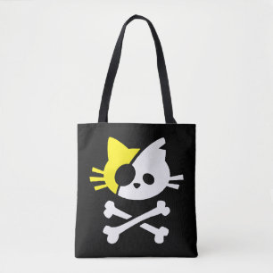 Cute Pirat Cat Tygkasse