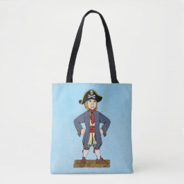 Cute Pirat Lad Tote Bag Tygkasse