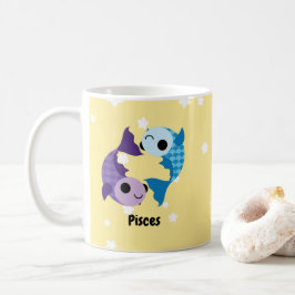 Cute Pisces-kaffe Mugg