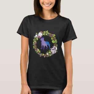 Cute Pit Bull Flower Wandeans Pitties Älskare Gift T Shirt