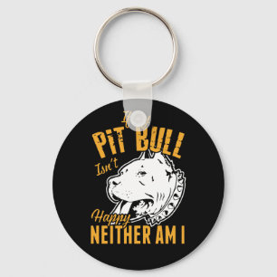 Cute Pit Bull Pit Pitbull-Rädding i Pitbull Hund  Nyckelring