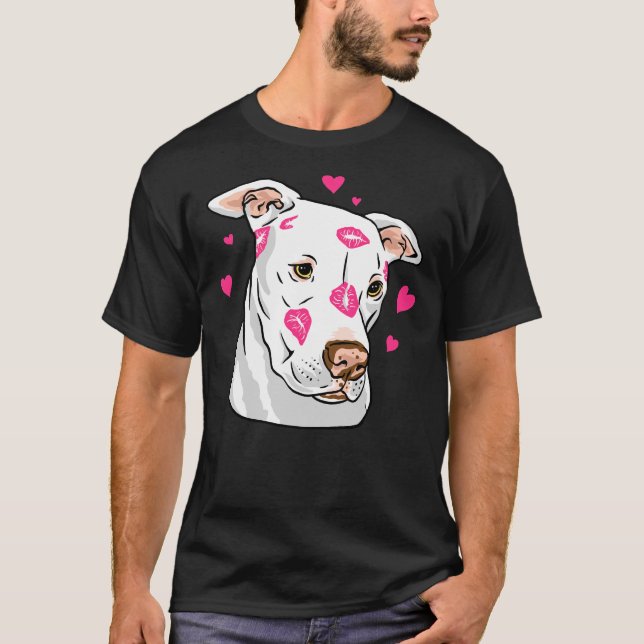 Cute Pit Bull Pitbull Mamma Pittie Pappa Apbt Pitb T Shirt (Framsida)
