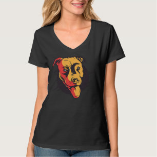Cute Pit Bull Terrier Älskare Pitbull Mamma Pittie T Shirt