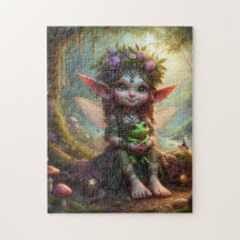 Cute Pixie with her Frog