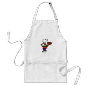 Cute Pizza Chef Apron för att anpassa Förkläde