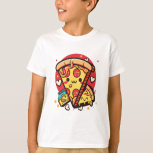 Cute Pizza Kawaii T Shirt