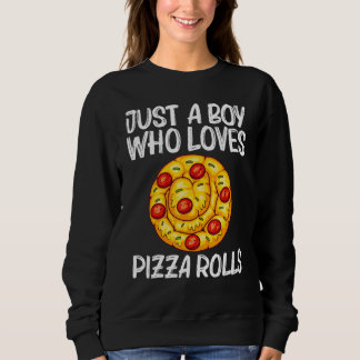 Cute Pizza Roll For Boys Kids Pizza Snack Food   T Shirt