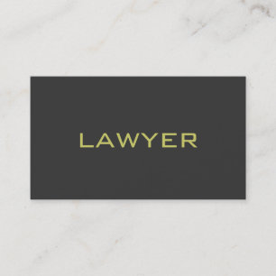 Cute Plain Grått Attorney at Law Affärskort Visitkort