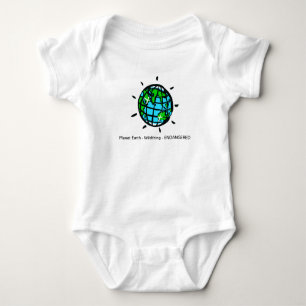 Cute Planet EARTH-Baby-miljöaktivisten T Shirt