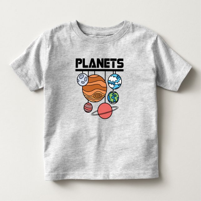 Cute Planets T Shirt (Framsida)