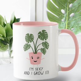 Cute Plant Älskare I är Sexy och jag odlar det rol Mugg