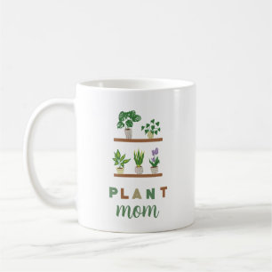Cute Plant Mamma Tropical Greenery Dam Kaffemugg