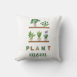 Cute Plant Mamma Tropical Greenery Dam Kudde