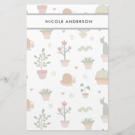 Cute Plants and Succulations Brevpapper
