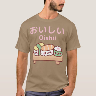 Cute Plate of Japansk Sushi Oishii 1 T Shirt