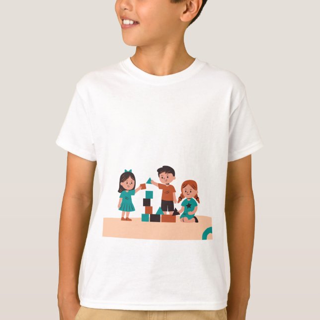 Cute Play Barn T Shirt (Framsida)