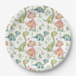 Cute play dinosaurs barns födelsedag