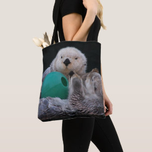 Cute Players Sea Otters Tygkasse