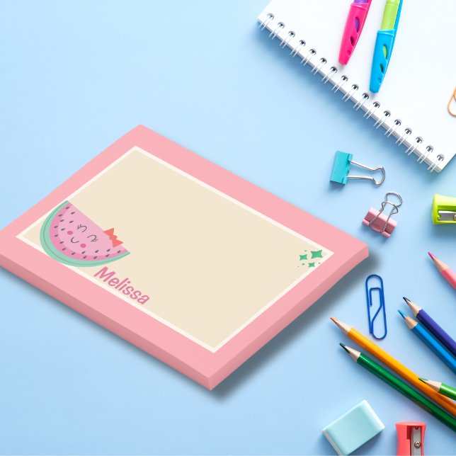 Cute Playof Watermelon Notes Post-it Block (Skapare uppladdad)