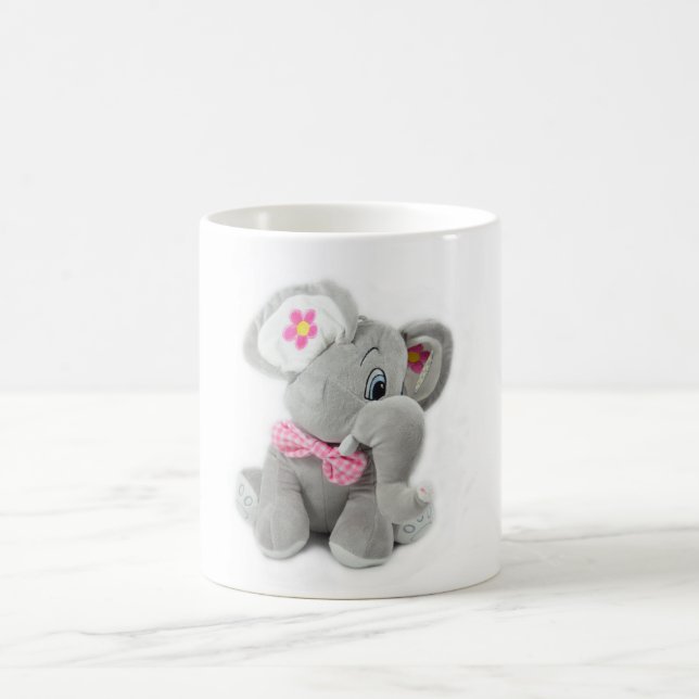 Cute Plush Elephant Kaffemugg (Center)