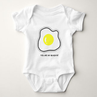 Cute Poached Egg Baby Bodykostym T Shirt
