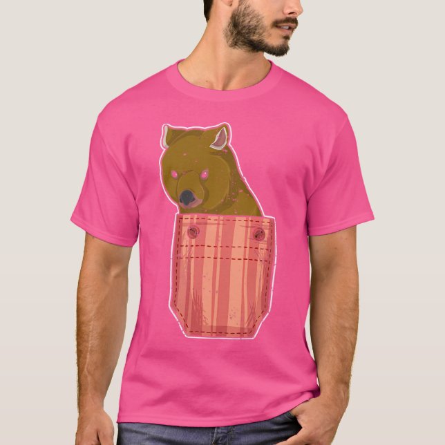 Cute Pocket Animal Aussie Outback Australia Wildli T Shirt (Framsida)